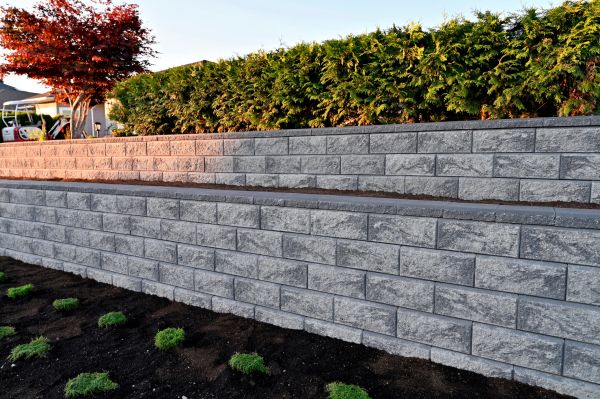 Concrete Retaining Wall Installation in American Fork