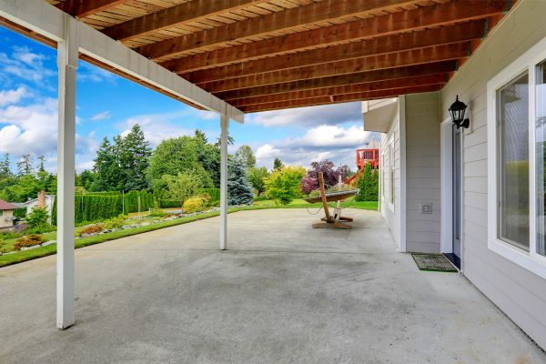 Backyard Patio Installation in American Fork