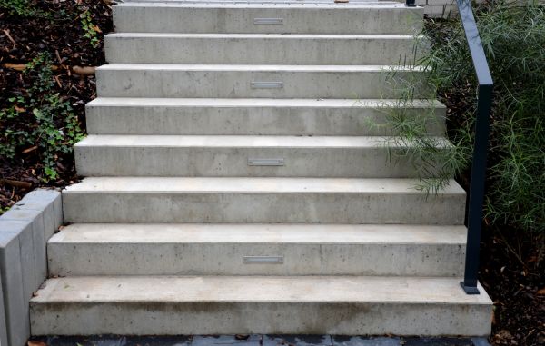 Poured Step Installation in American Fork