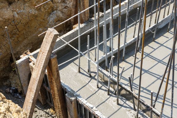 Concrete Footing Pouring in American Fork