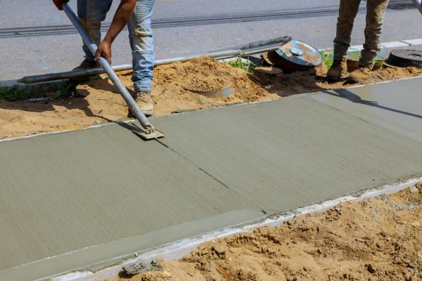 Cement Pathway Installation in American Fork