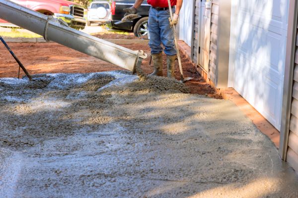 Cement Driveway Pouring in American Fork