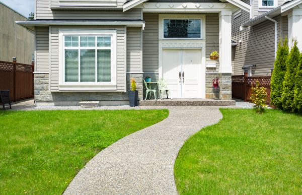 Concrete Path Construction in American Fork