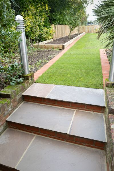 Backyard Steps Installation in American Fork