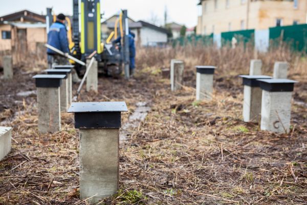 Concrete Piling Installation in American Fork