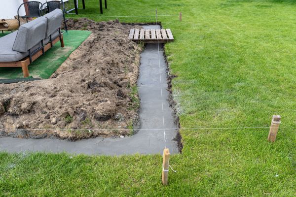 Cement Footer Installation in American Fork