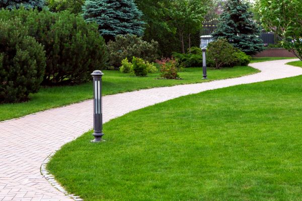 Backyard Sidewalk Installation in American Fork